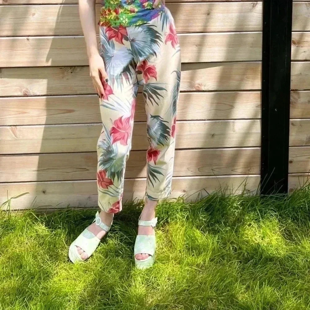Ralph Lauren Country Slim Tropical Pants Vintage Size 6 - Picture 1 of 8